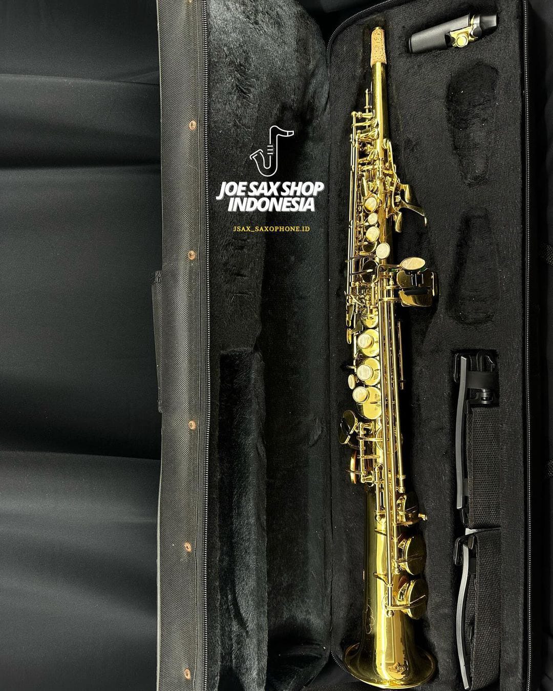 Straight Soprano Saxophone Boston Thruneck Gold