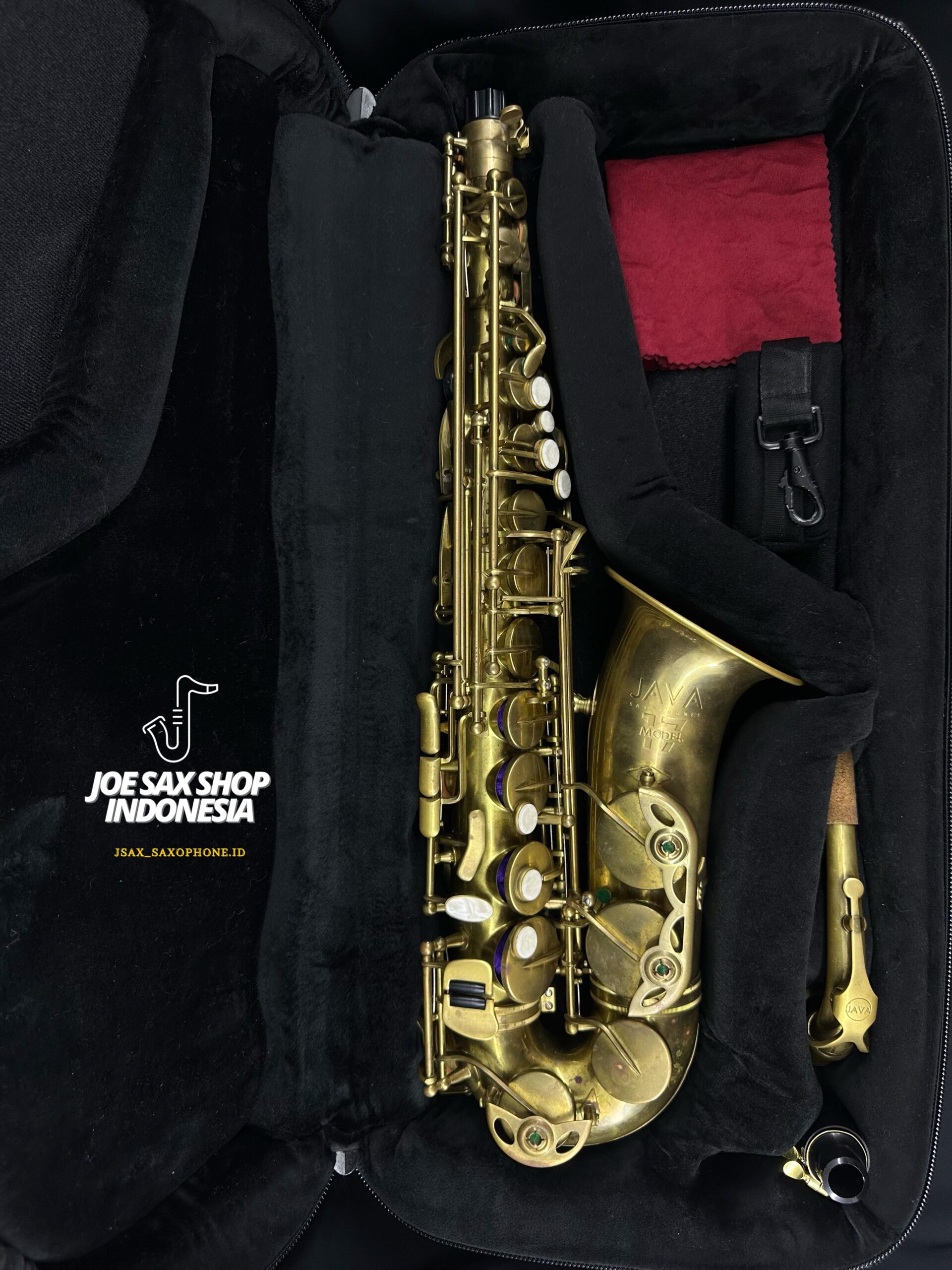 Alto Saxophone Java Saxophone Model 17 Unlacquered