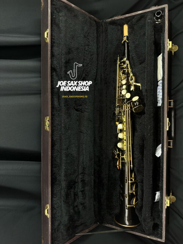 Straight Soprano Saxophone L.A Sax USA Black Gold