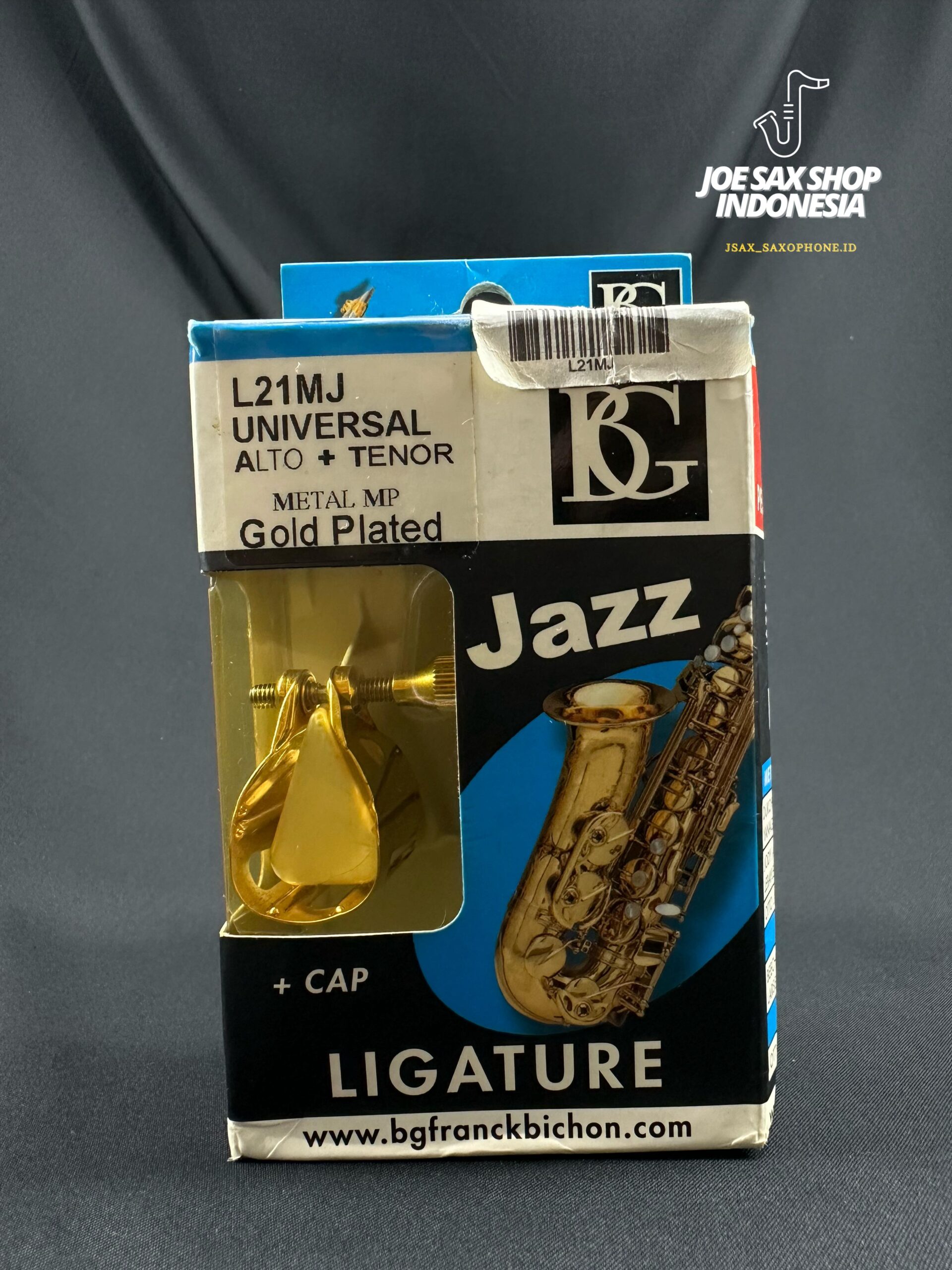 Ligature Mouthpiece BG L21MJ Gold