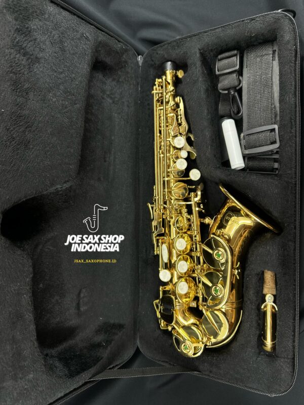 Curved Soprano (Baby) Saxophone Ostrava Gold: