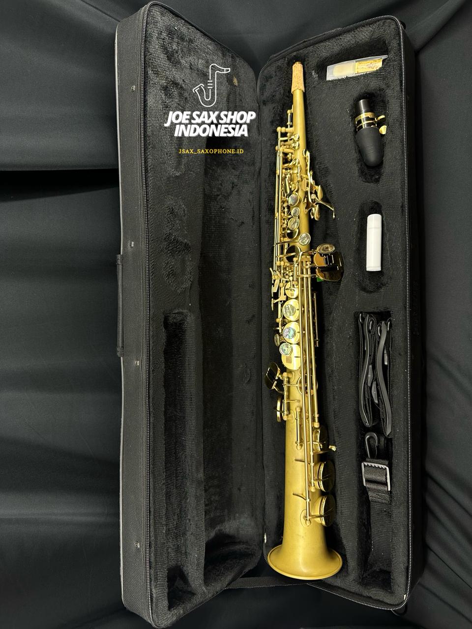 Straight Soprano Saxophone Boston Thruneck Doff Gold (250318)