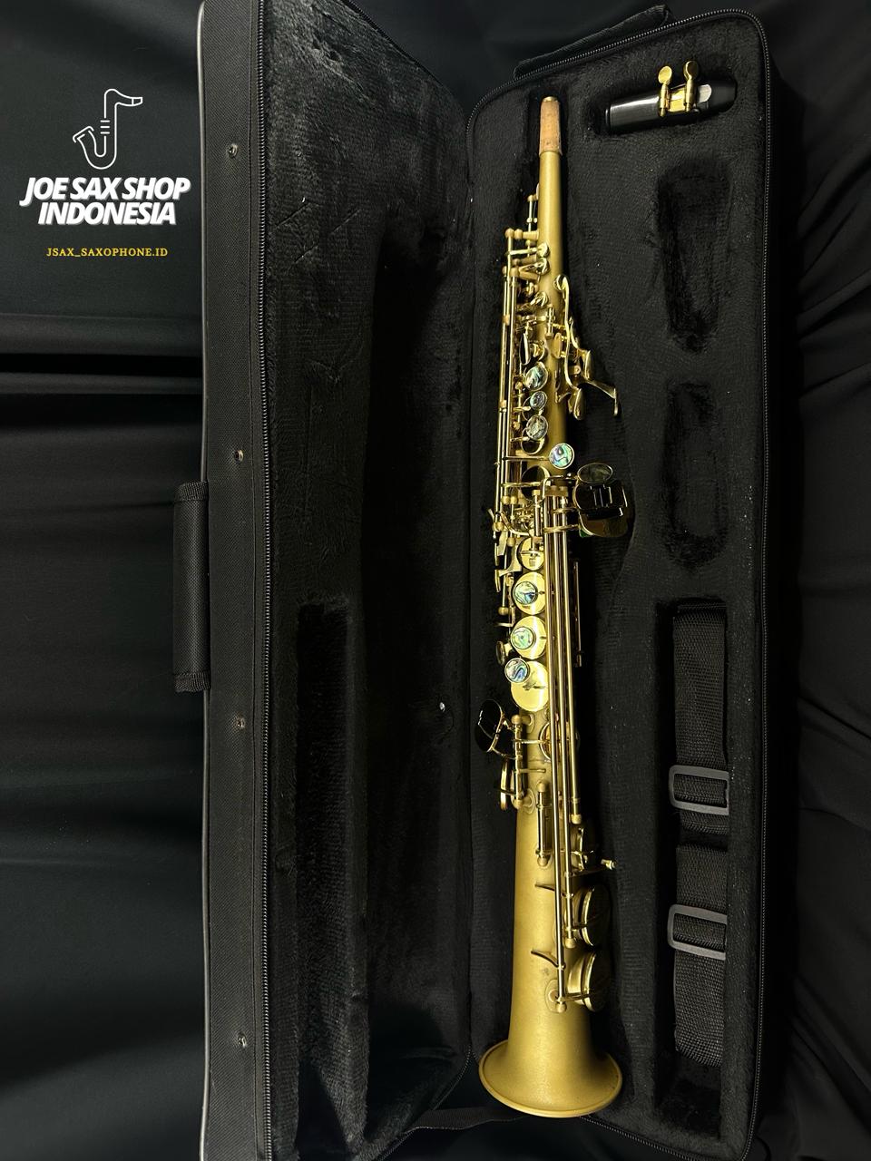 Straight Soprano Saxophone Boston Thruneck Doff Gold (250318)