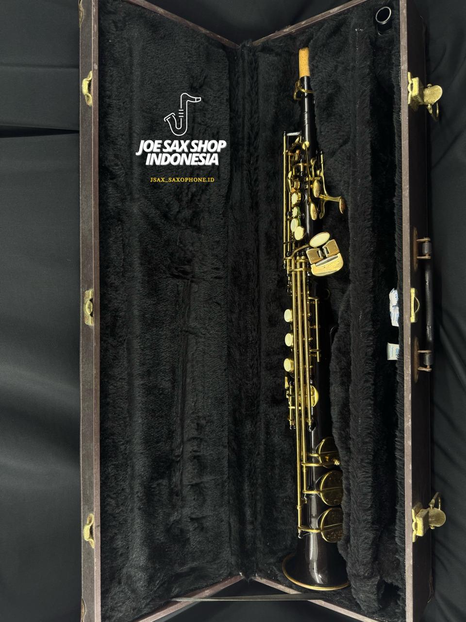 Straight Soprano Saxophone L.A. Sax USA Black Gold