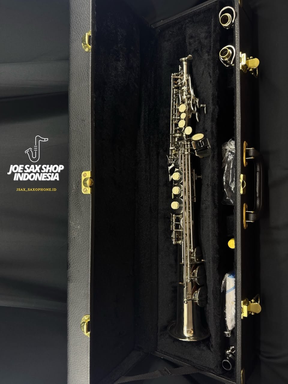 Straight Soprano Saxophone Hermes USA Silver (041026)